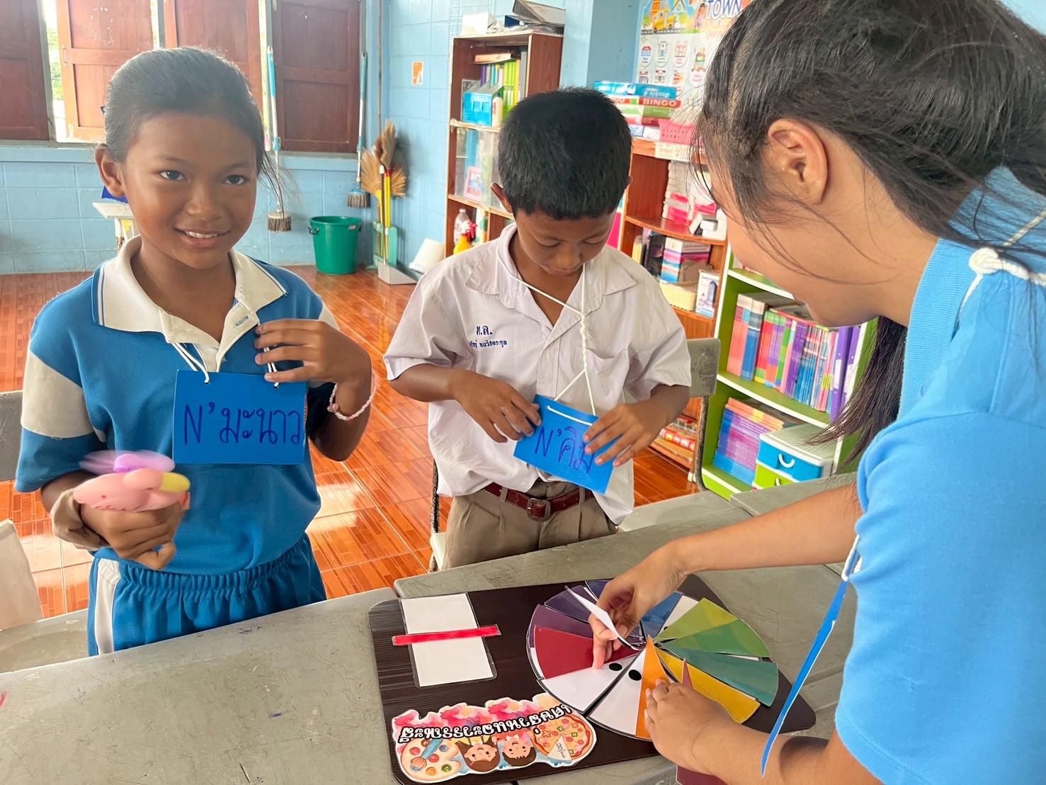 35. ค่ายศิลปะบูรณาการกับสาระการเรียนรู้สำหรับนักเรียนระดับประถมศึกษา ณ โรงเรียนบ้านโนนม่วง